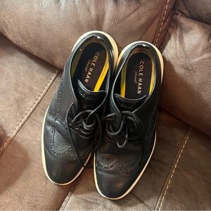 2 tone wingtip brown shoe; t Moro/papaya $220 new Handmade Men main image 4